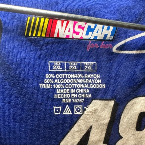 NASCAR for Her Black/Blue Jimmie Johnson 48 Tank size 2XL - Picture 2 of 7